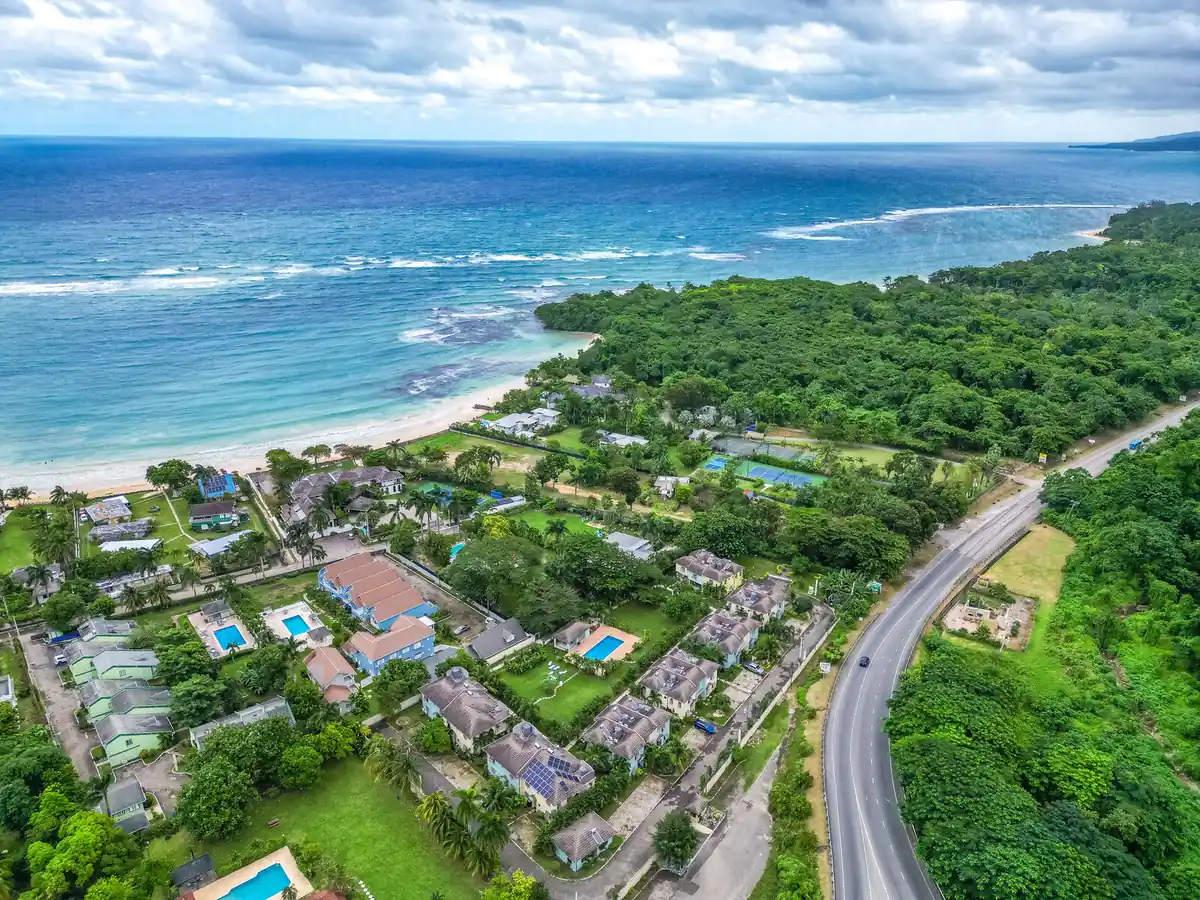 Jamaica's north coast meeting turquoise water